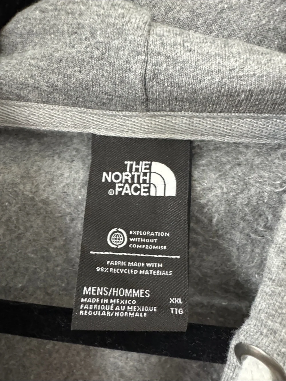 The North Face Men's Gray Full-Zip Hoodie